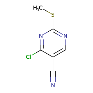 4-Chloro-2-(methylthio)pyrimidine-5-carbonitrile