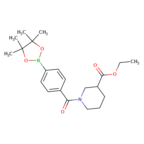 4-(3-Ethoxycarbonylpiperidine)carboxamidophenylboronic acid, pinacol ester