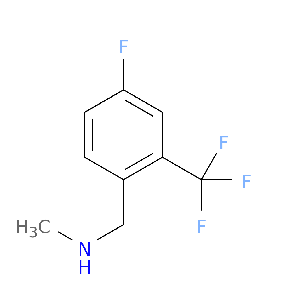 {[4-fluoro-2-(trifluoromethyl)phenyl]methyl}(methyl)amine