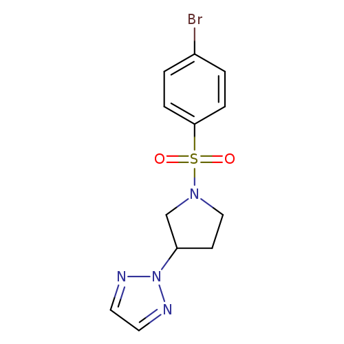 2-[1-(4-bromobenzenesulfonyl)pyrrolidin-3-yl]-2H-1,2,3-triazole