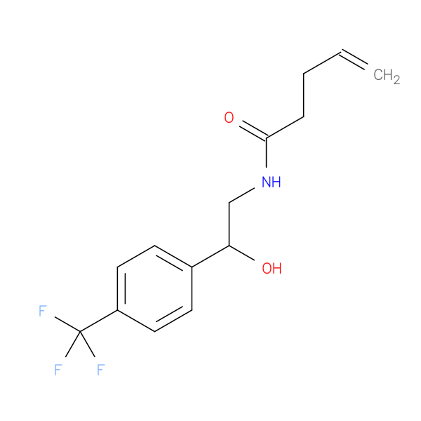 N-{2-hydroxy-2-[4-(trifluoromethyl)phenyl]ethyl}pent-4-enamide