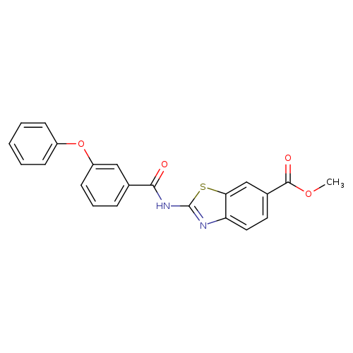 methyl 2-(3-phenoxybenzamido)-1,3-benzothiazole-6-carboxylate