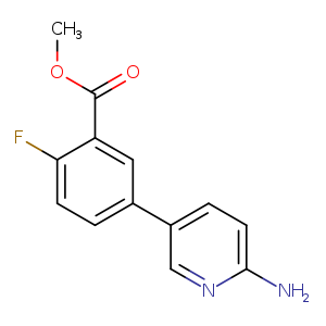Methyl 5-(6-aminopyridin-3-yl)-2-fluorobenzoate