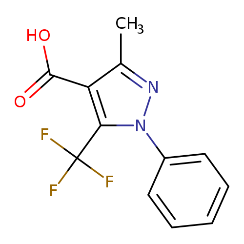 3-Methyl-1-phenyl-5-trifluoromethyl-1H-pyrazole-4-carboxylic acid