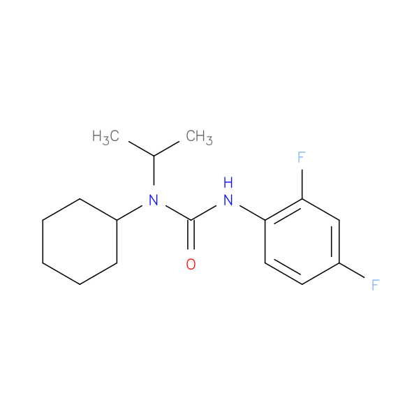 1-cyclohexyl-3-(2,4-difluorophenyl)-1-(propan-2-yl)urea