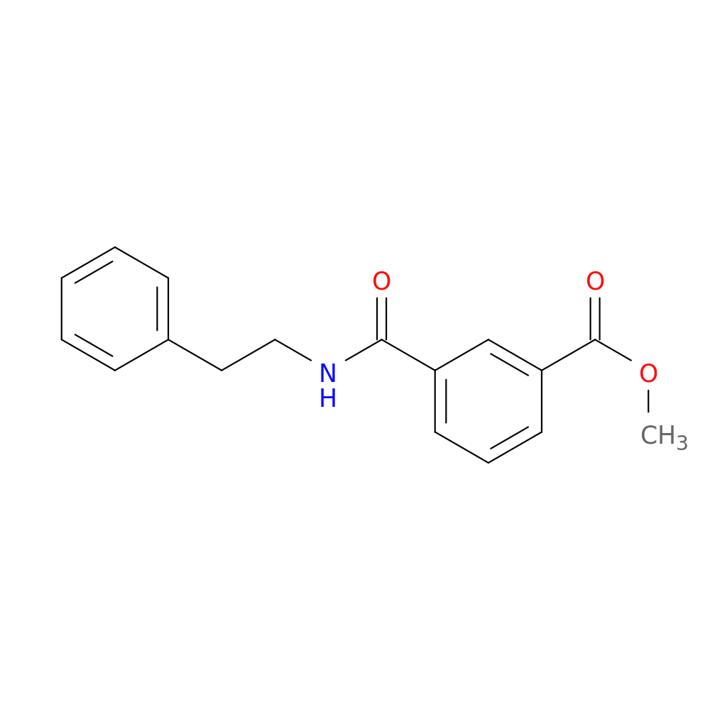 methyl 3-[(2-phenylethyl)carbamoyl]benzoate