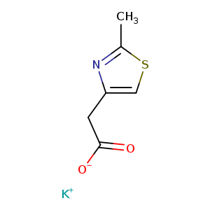 potassium 2-(2-methyl-1,3-thiazol-4-yl)acetate