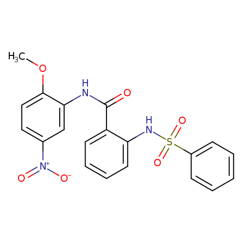 2-benzenesulfonamido-N-(2-methoxy-5-nitrophenyl)benzamide