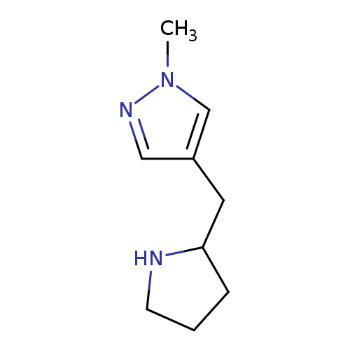 1-methyl-4-[(pyrrolidin-2-yl)methyl]-1H-pyrazole