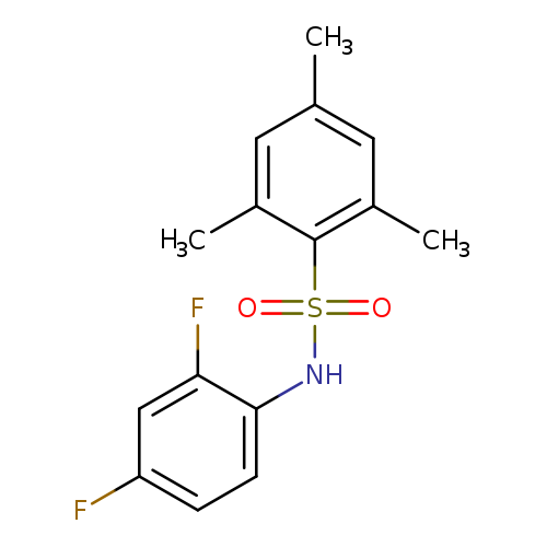 N-(2,4-difluorophenyl)-2,4,6-trimethylbenzene-1-sulfonamide