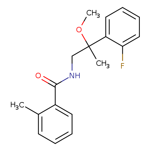N-[2-(2-fluorophenyl)-2-methoxypropyl]-2-methylbenzamide