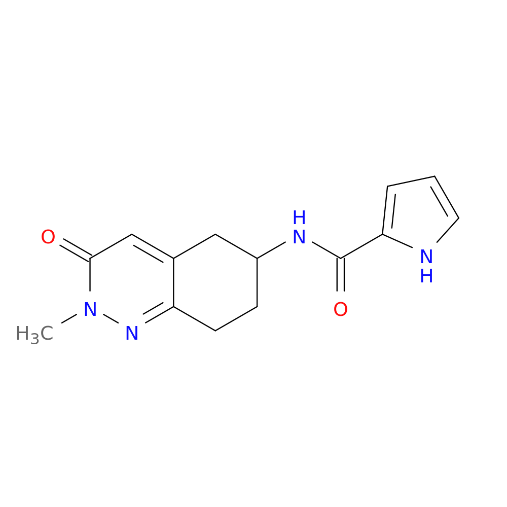 N-(2-methyl-3-oxo-2,3,5,6,7,8-hexahydrocinnolin-6-yl)-1H-pyrrole-2-carboxamide