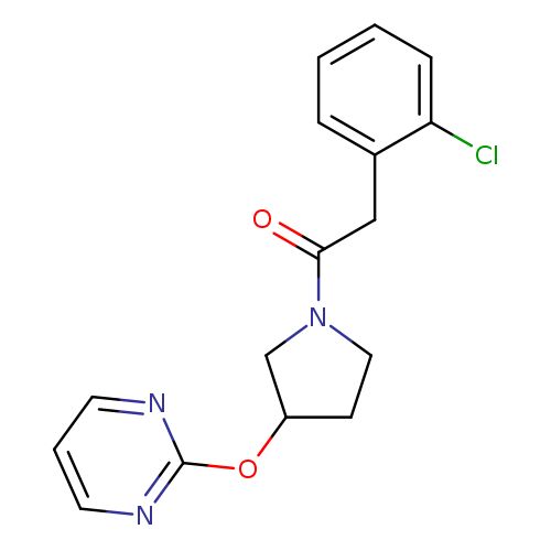 2-(2-chlorophenyl)-1-[3-(pyrimidin-2-yloxy)pyrrolidin-1-yl]ethan-1-one