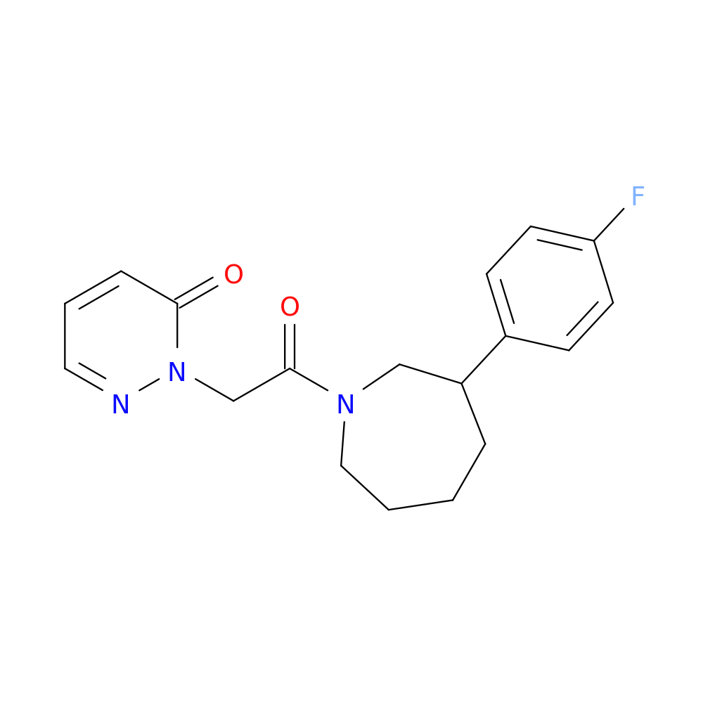 2-{2-[3-(4-fluorophenyl)azepan-1-yl]-2-oxoethyl}-2,3-dihydropyridazin-3-one
