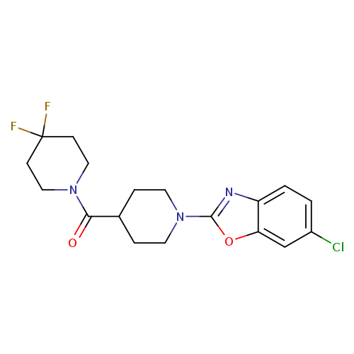 6-chloro-2-[4-(4,4-difluoropiperidine-1-carbonyl)piperidin-1-yl]-1,3-benzoxazole
