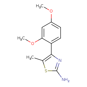 4-(2,4-Dimethoxyphenyl)-5-methylthiazol-2-amine