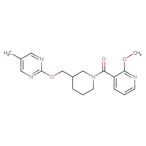 2-{[1-(2-methoxypyridine-3-carbonyl)piperidin-3-yl]methoxy}-5-methylpyrimidine