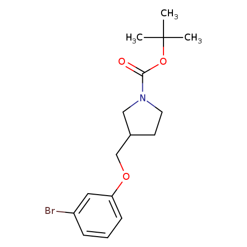 tert-Butyl 3-((3-bromophenoxy)methyl)pyrrolidine-1-carboxylate