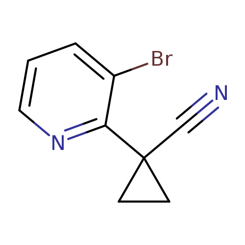 1-(3-bromopyridin-2-yl)cyclopropane-1-carbonitrile