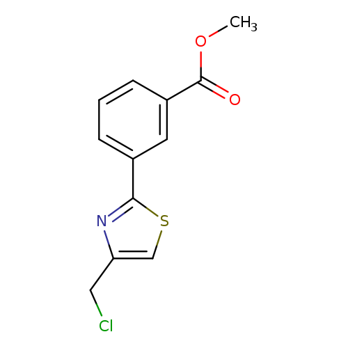 methyl 3-[4-(chloromethyl)-1,3-thiazol-2-yl]benzoate
