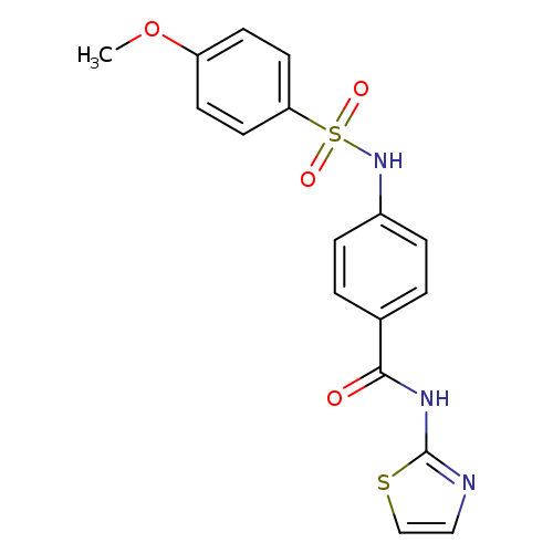 4-(4-methoxybenzenesulfonamido)-N-(1,3-thiazol-2-yl)benzamide