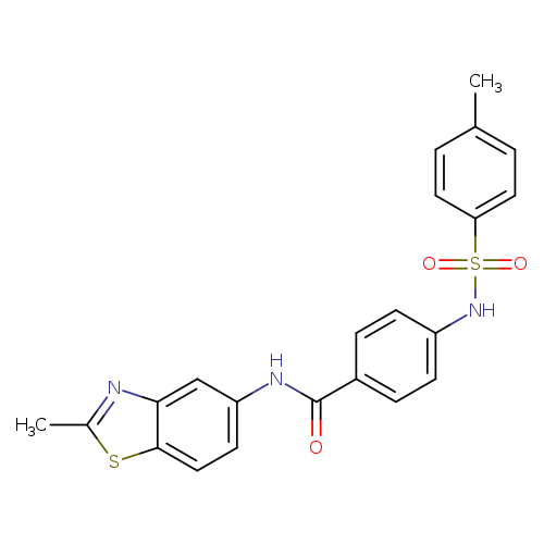 N-(2-methyl-1,3-benzothiazol-5-yl)-4-(4-methylbenzenesulfonamido)benzamide