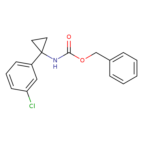 Benzyl N-[1-(3-chlorophenyl)cyclopropyl]carbamate