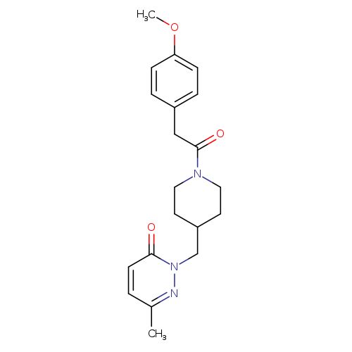 2-({1-[2-(4-methoxyphenyl)acetyl]piperidin-4-yl}methyl)-6-methyl-2,3-dihydropyridazin-3-one