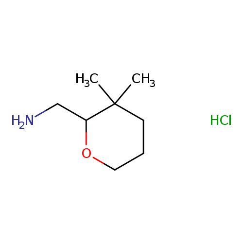 (3,3-dimethyloxan-2-yl)methanamine hydrochloride