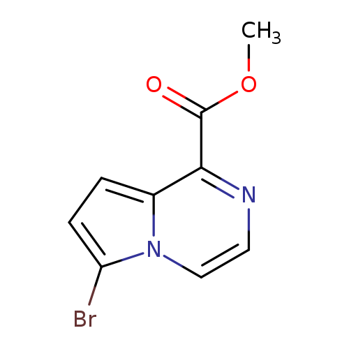methyl6-bromopyrrolo[1,2-a]pyrazine-1-carboxylate