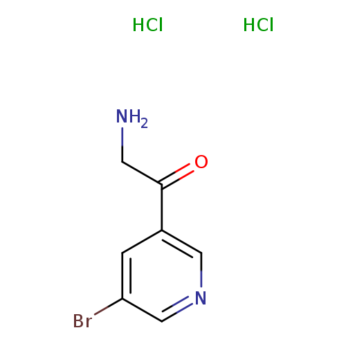 2-amino-1-(5-bromopyridin-3-yl)ethan-1-one dihydrochloride