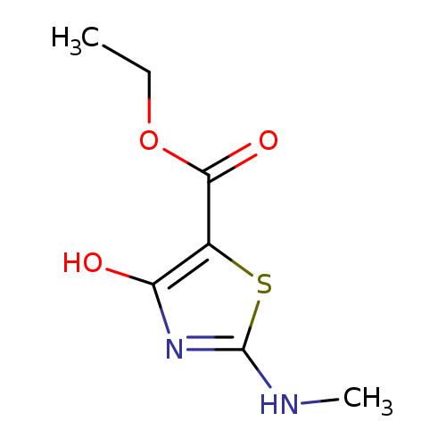 Ethyl 4-hydroxy-2-methylaminothiazole-5-carboxylate