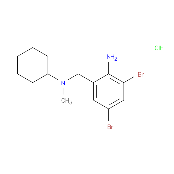 2,4-Dibromo-6-[(cyclohexyl-methyl-amino)-methyl]-phenylamine