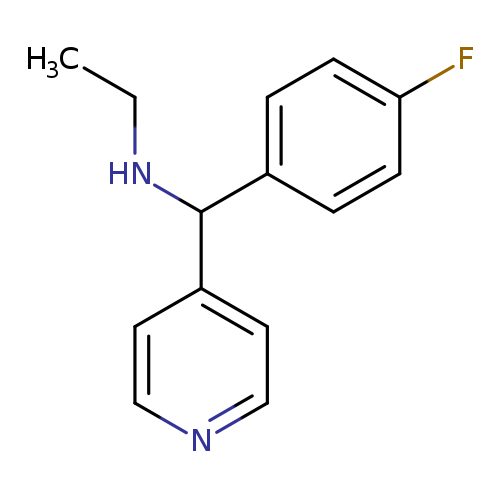 ethyl[(4-fluorophenyl)(pyridin-4-yl)methyl]amine