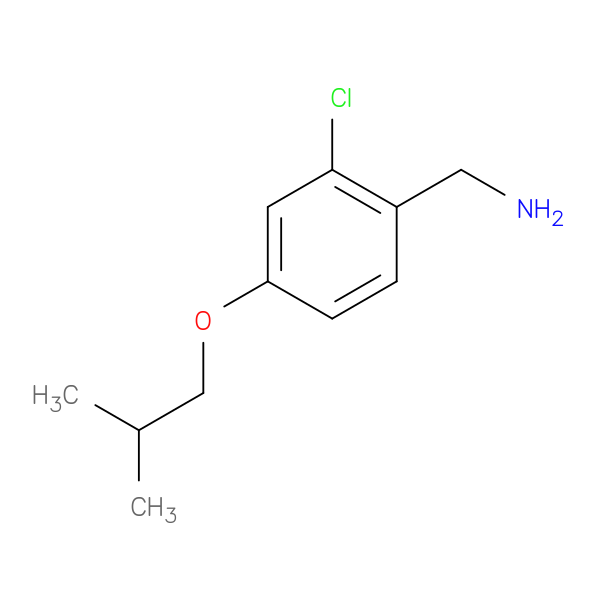 1-[2-Chloro-4-(2-methylpropoxy)phenyl]methanamine