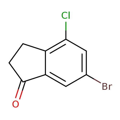 1H-Inden-1-one, 6-bromo-4-chloro-2,3-dihydro-