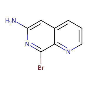 8-bromo-1,7-naphthyridin-6-amine