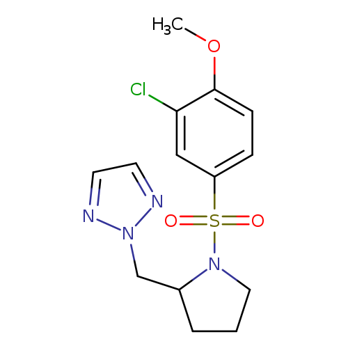 2-{[1-(3-chloro-4-methoxybenzenesulfonyl)pyrrolidin-2-yl]methyl}-2H-1,2,3-triazole