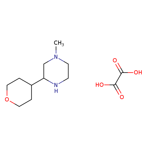 1-methyl-3-(oxan-4-yl)piperazine oxalic acid