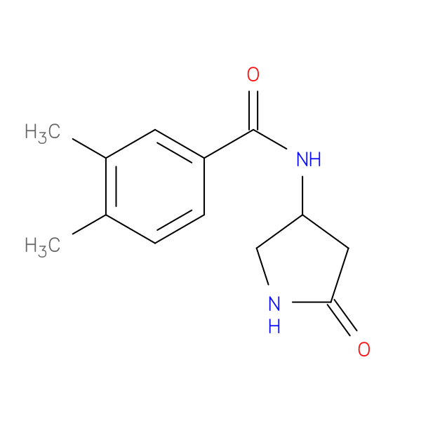 3,4-dimethyl-N-(5-oxopyrrolidin-3-yl)benzamide