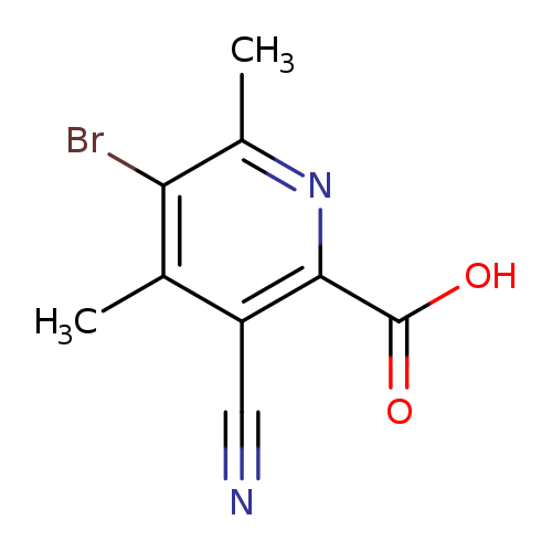 5-Bromo-3-cyano-4,6-dimethylpicolinic acid
