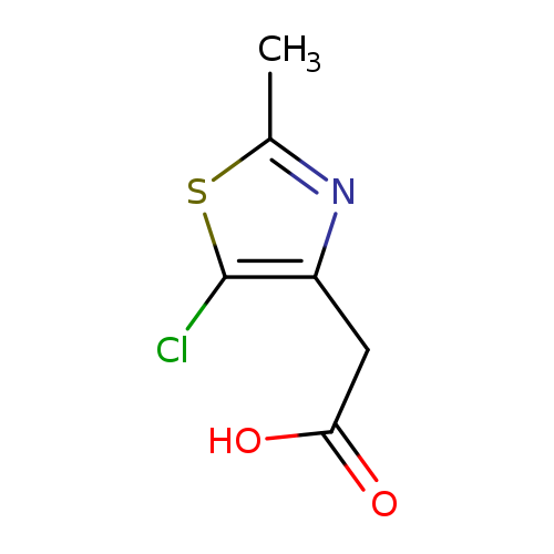 2-(5-chloro-2-methyl-1,3-thiazol-4-yl)aceticacid