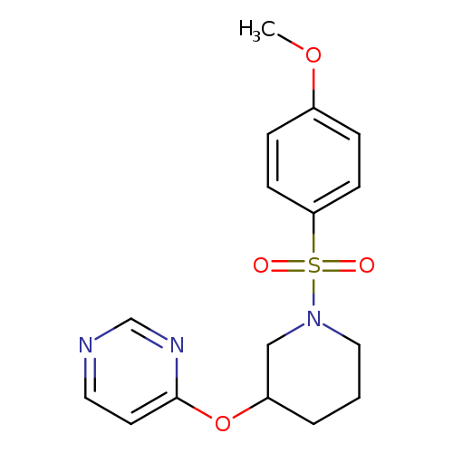4-{[1-(4-methoxybenzenesulfonyl)piperidin-3-yl]oxy}pyrimidine