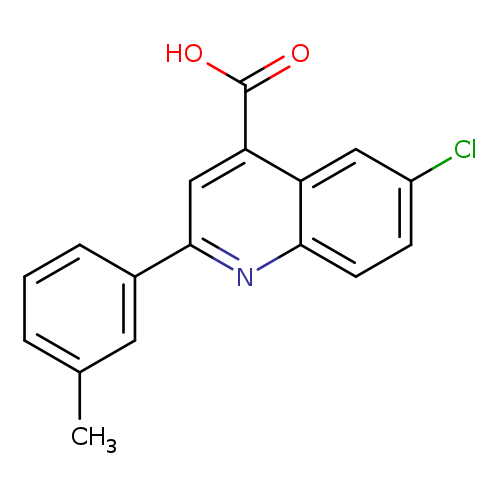 6-Chloro-2-(3-methylphenyl)quinoline-4-carboxylic acid