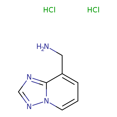 {[1,2,4]triazolo[1,5-a]pyridin-8-yl}methanamine dihydrochloride