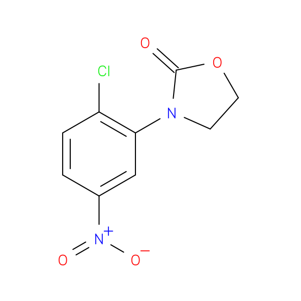 3-(2-chloro-5-nitrophenyl)-1,3-oxazolidin-2-one