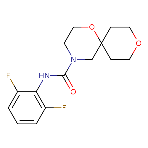 N-(2,6-difluorophenyl)-1,9-dioxa-4-azaspiro[5.5]undecane-4-carboxamide