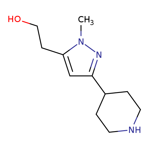 2-(1-methyl-3-(piperidin-4-yl)-1H-pyrazol-5-yl)ethan-1-ol