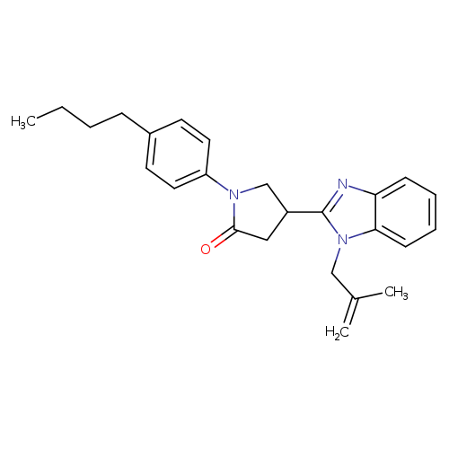 1-(4-butylphenyl)-4-[1-(2-methylprop-2-en-1-yl)-1H-1,3-benzodiazol-2-yl]pyrrolidin-2-one