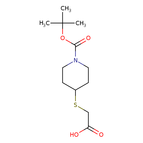 2-({1-[(tert-butoxy)carbonyl]piperidin-4-yl}sulfanyl)acetic acid